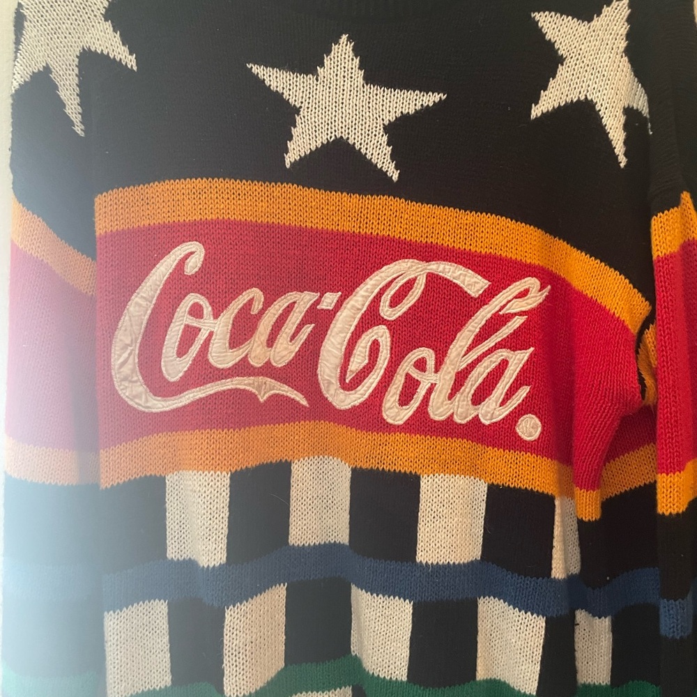 Coca-Cola Black Knit Sweater